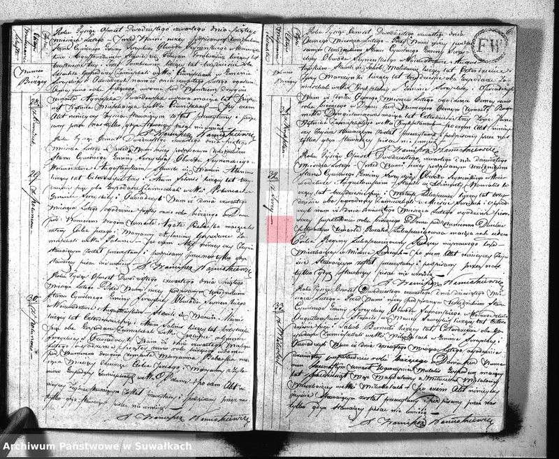 image.from.unit.number "Akta urzędnika stanu cywilnego gminy i parafij sereyskiey umarłych od dnia 1-go stycznia 1824 do ostatniego grudnia tegoż roku."