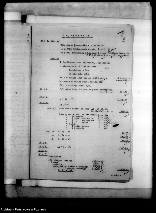 Obraz 19 z jednostki "[Szkoły zawodowe- sprawozdania budżetowe]"