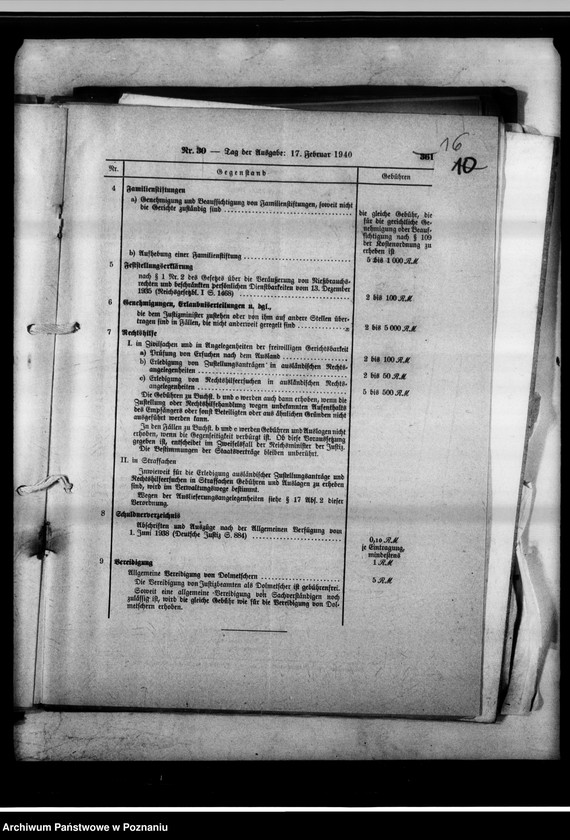 Obraz 20 z jednostki "Beschlagnahme und Einziehung reichsfeindlichen Vermögen."