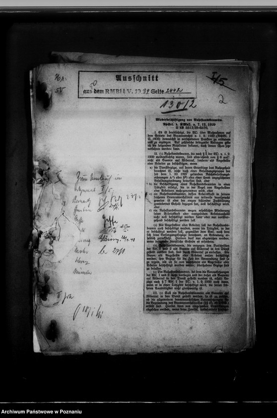 Obraz 6 z jednostki "Beamtenangelegenheiten und Abordnungen. Stadtplanung"