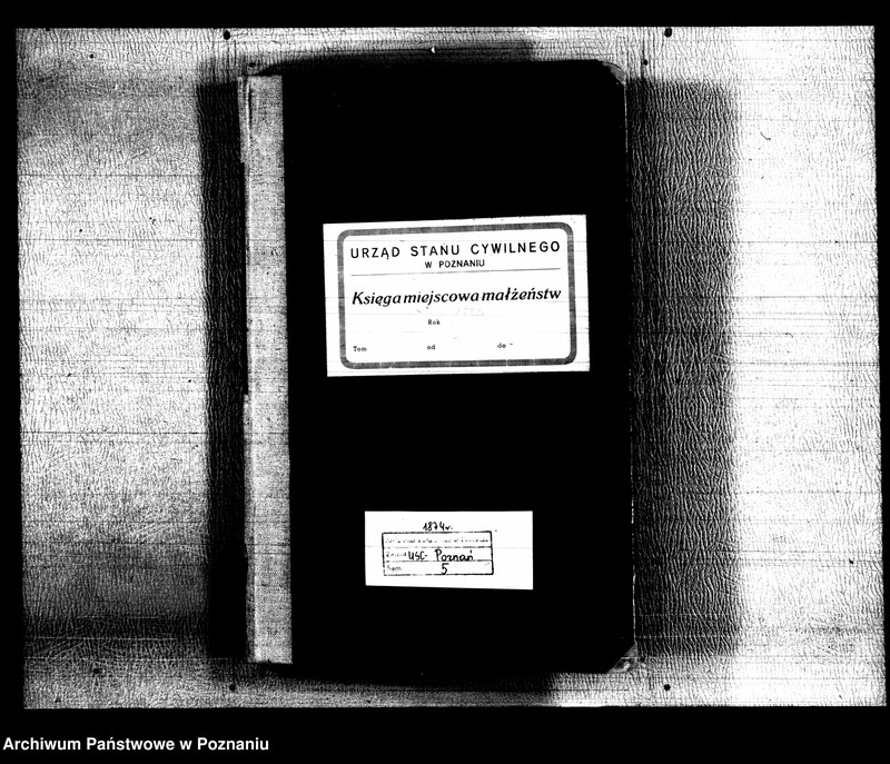 Obraz 2 z jednostki "Księga małżeństw"