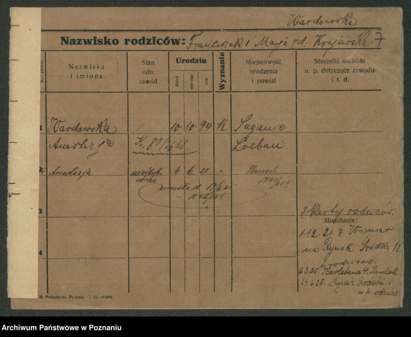 Obraz 18 z jednostki "Wardowski - Warszewski"