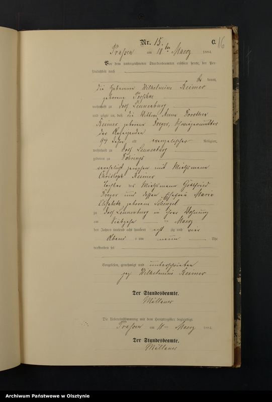 image.from.unit.number "Sterbe-Neben-Register Nr 1 - 57"