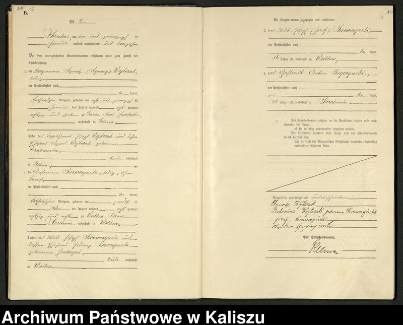 Obraz 12 z jednostki "[Księga małżeństw]"