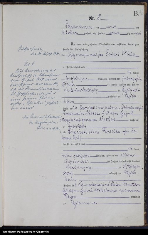 image.from.unit.number "Heiraths-Haupt-Register Nr 1 - 11"