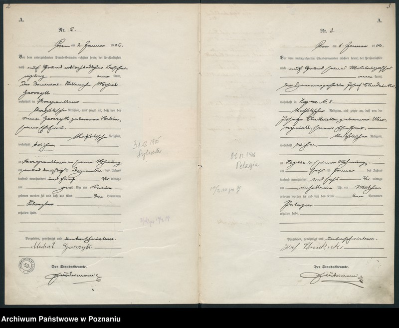 Obraz 4 z jednostki "Księga miejscowa urodzeń"