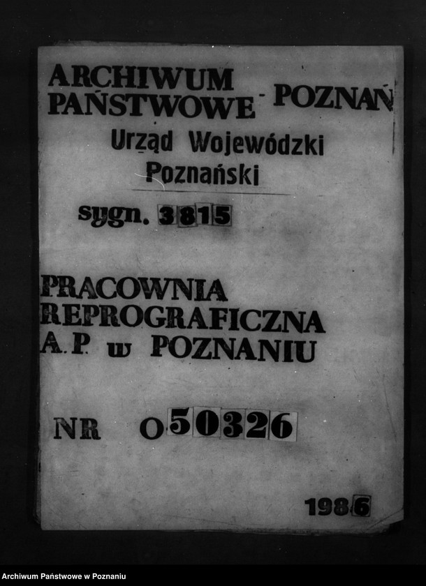Obraz 1 z jednostki "Program urządzenia gospodarstwa leśnego dla Michała Plenzlera w gminie Wiórek powiat. poznański 1929-1939"