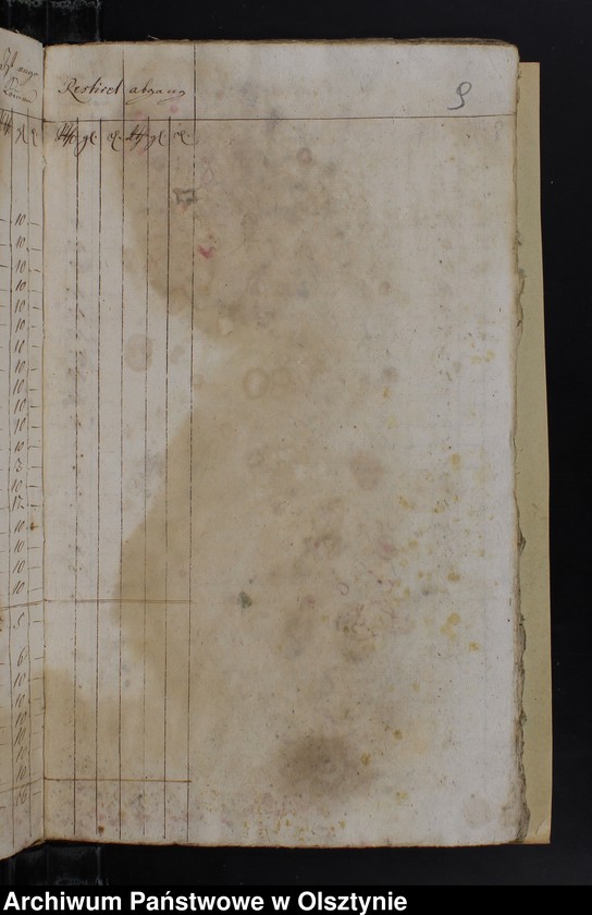image.from.unit.number "Jahr Kirchen Rechnung der Silberbachschen Kirchen aller Einnahme und Ausgabe wie auch Bau-Rechnung"