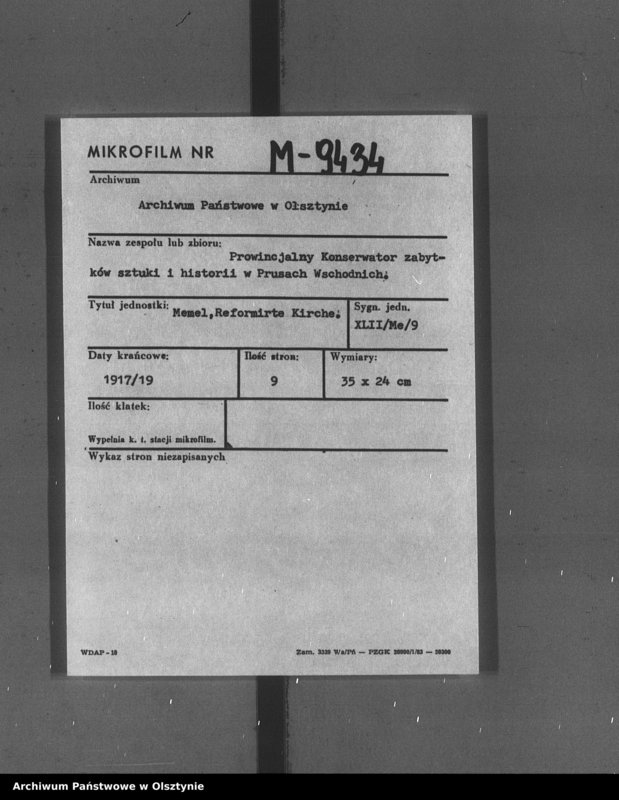 image.from.unit.number "Memel, Reformierte Kirche"