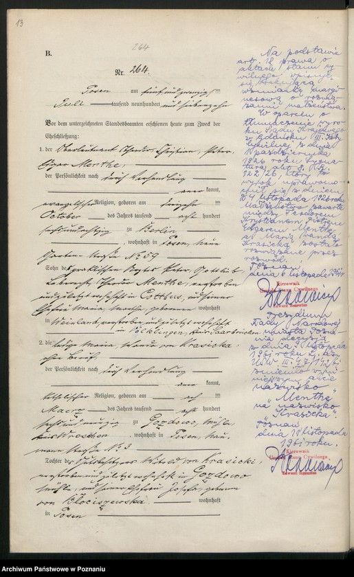 Obraz 15 z jednostki "Księga miejscowa małżeństw tom II [Rejestr główny małżeństw]"