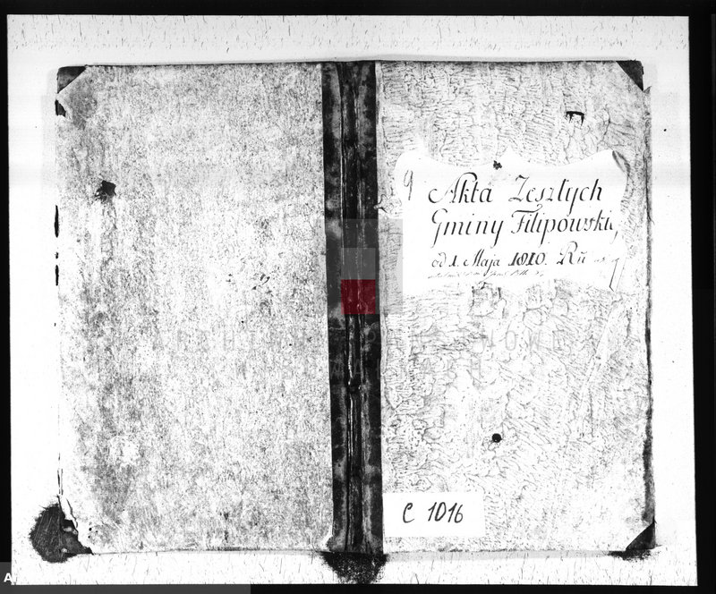 Obraz 2 z jednostki "Akta Zeszłych Gminy Filipowskiey od 1go Maja 1810 Ru aż do ostatnich dni Grudnia 1811 r."