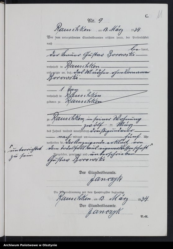 image.from.unit.number "Sterbe-Register /Neben-Register/ Nr 1 - 27"