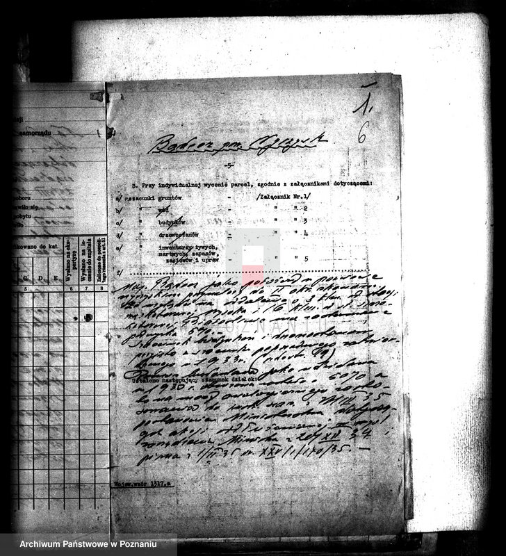 Obraz 10 z jednostki "Operat szacunkowy majątku Bądecz powiatu wrzesińskiego"