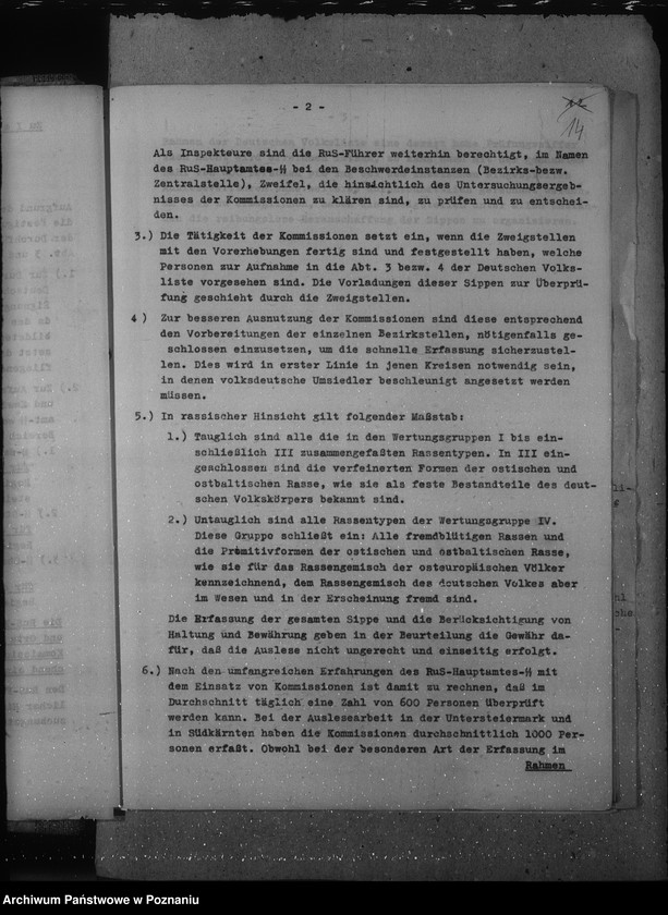 Obraz 18 z jednostki "Rassische Musterung von Angehörigen der Abteilungen III und IV."