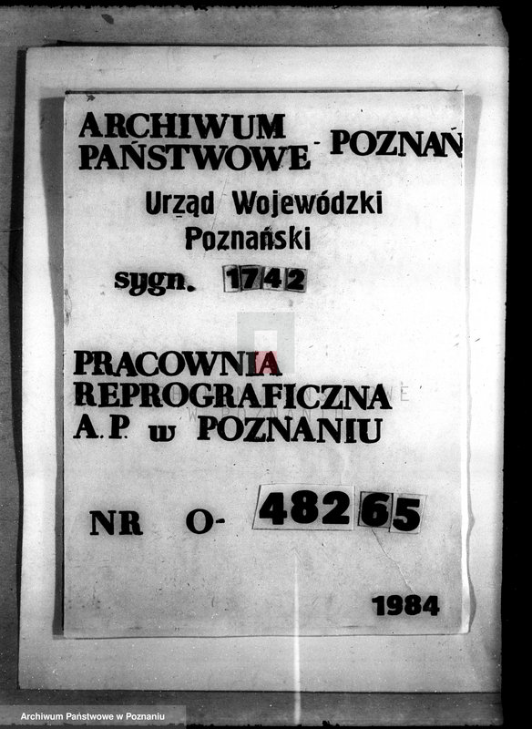 Obraz 1 z jednostki "Sprawy budowlane majątku państwowego Jankowo-Młyn"
