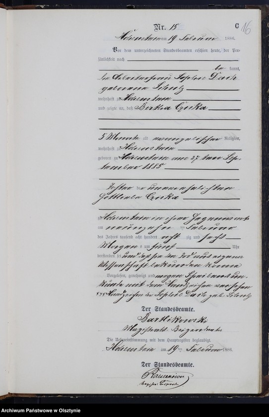 image.from.unit.number "Sterbe-Neben-Register Nr 1 - 73"