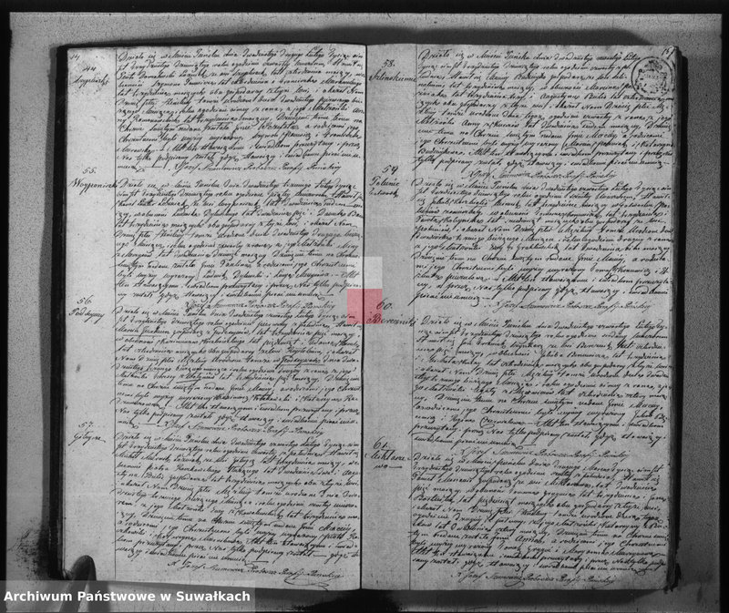 Obraz 10 z jednostki "Duplikat urodzonych, zaślubionych i umarłych w parafij puńskiej na rok 1839"
