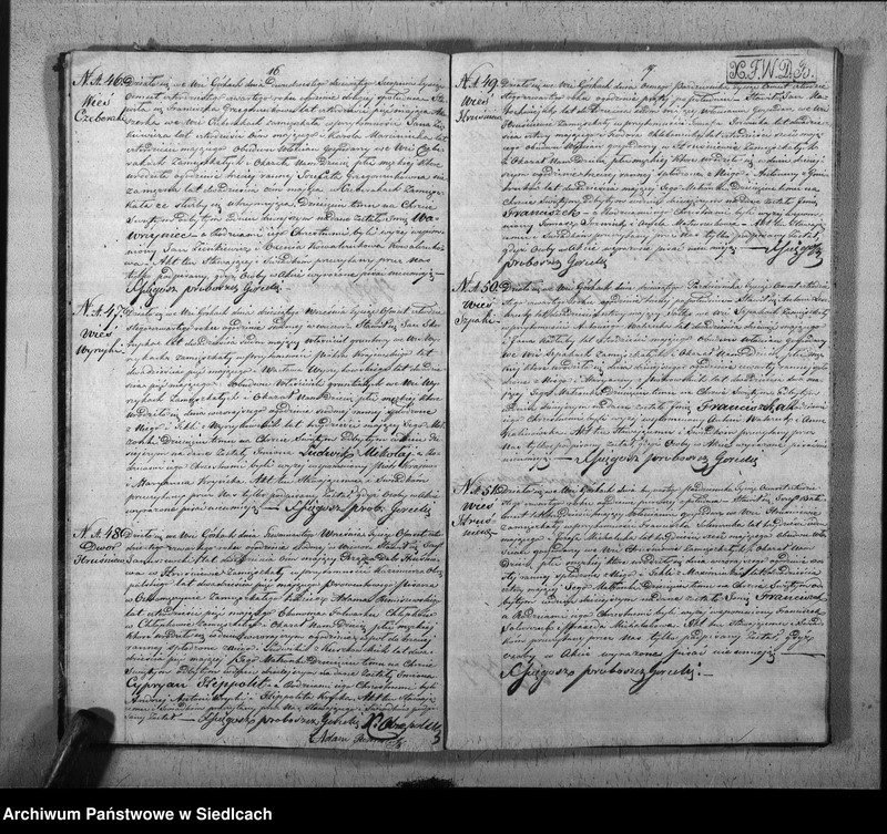 Obraz 12 z jednostki "Akta urodzin, małżeństw, zgonów"