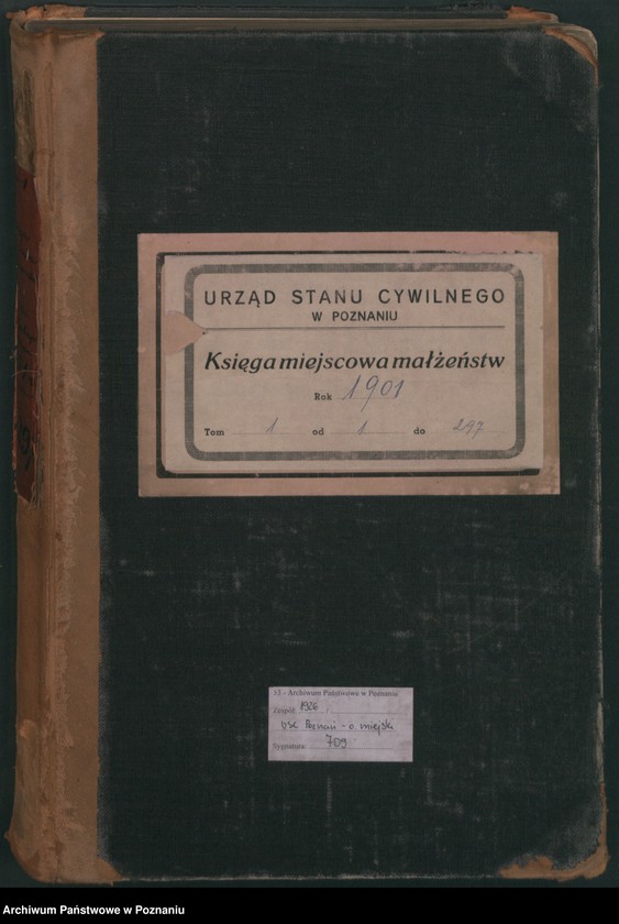 Obraz 2 z jednostki "Księga miejscowa małżeństw t. I"