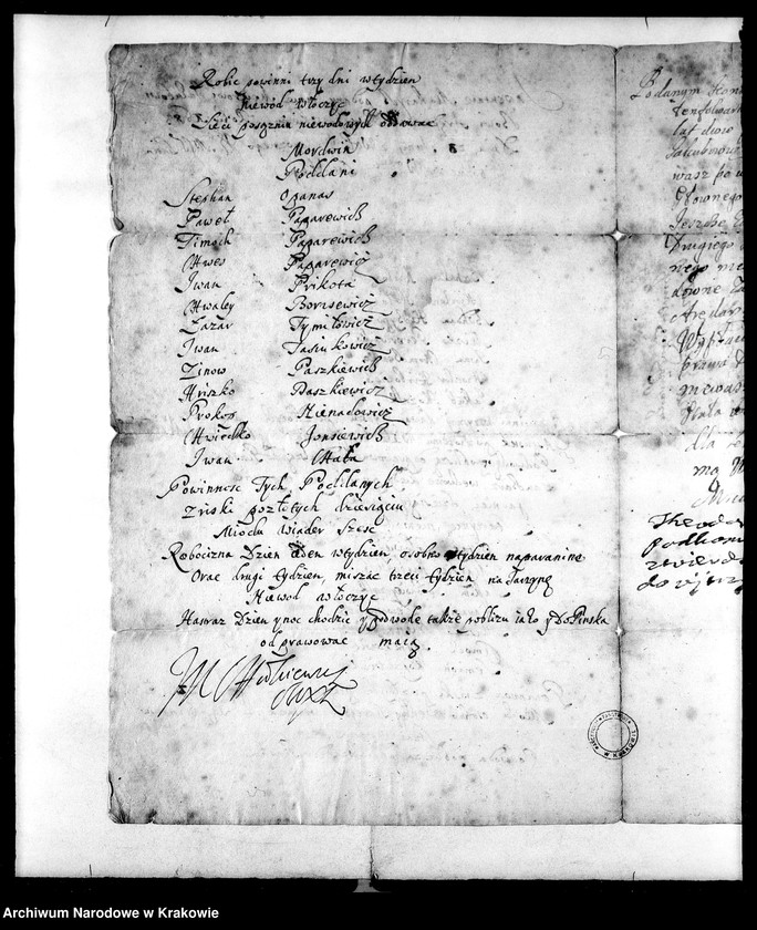 Obraz 12 z jednostki "Dobra obce: Mordwin i Makarycze w pow. pińskim w zastawie u Jerzego K. Chodkiewicza oraz zastawa dóbr Torczyce w woj. nowogrodzkim. M.in. dwa inwentarze dóbr Makarycze z 1680 i 1683 r.; kwit podymnego z 1678 r."