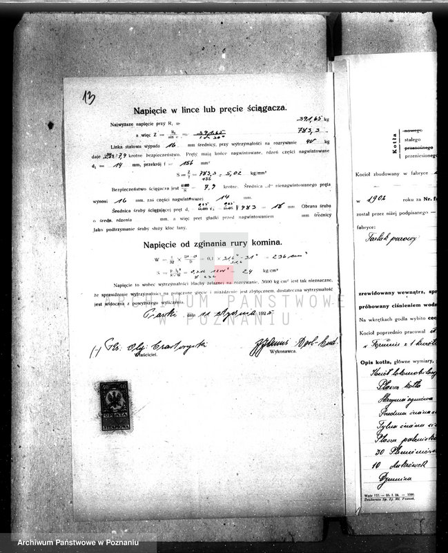 image.from.unit.number "Tartak Olg. Czartoryskiego w Piaskach, pow. krotoszyński nr woj. kotła 5787"