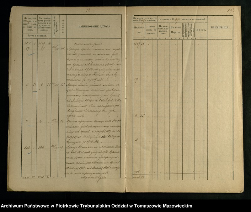 image.from.unit.number "[Sprawozdania Kasy Ekonomicznej za rok 1909]"