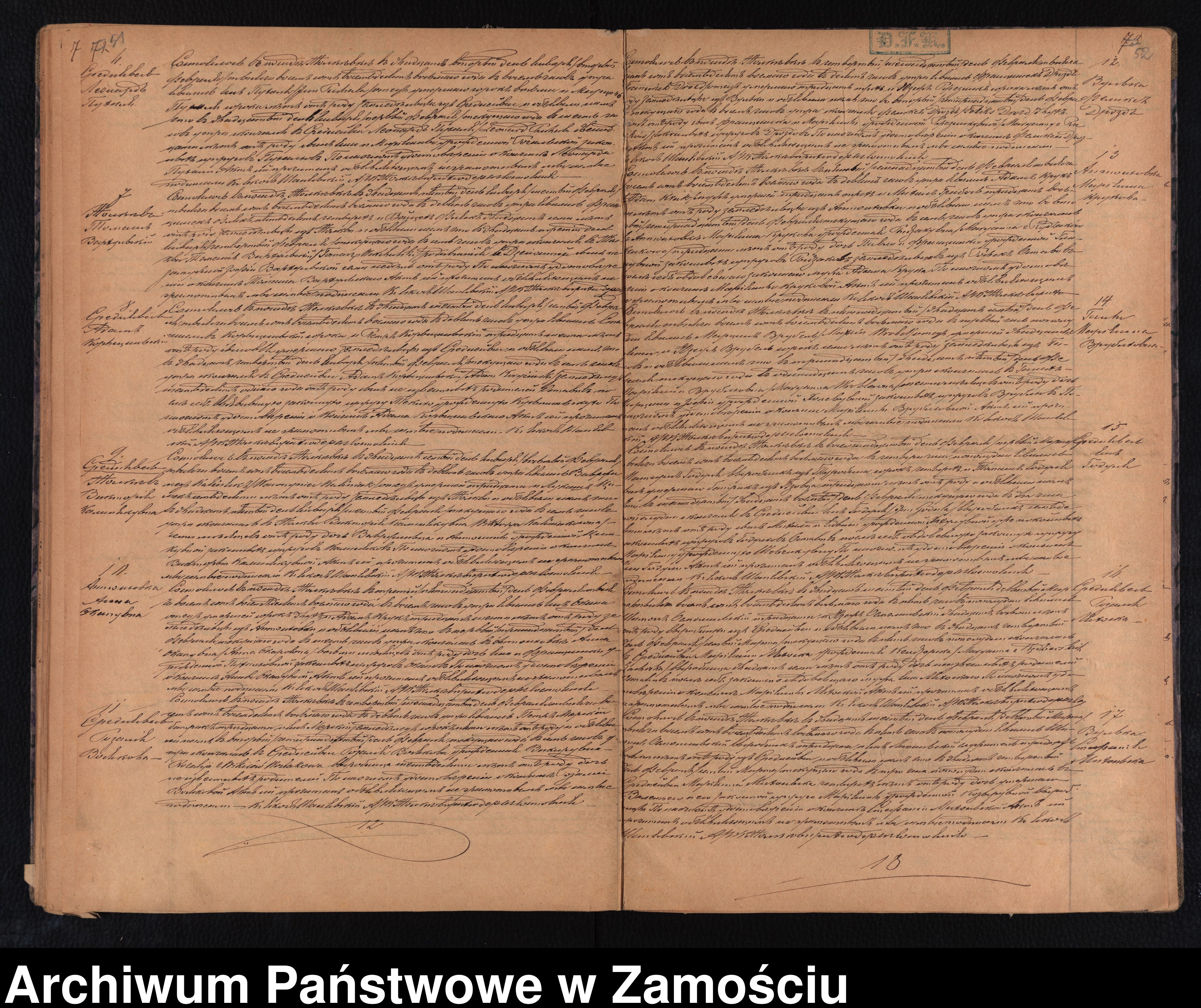 Skan z jednostki: Akta urodzeń, małżeństw, zgonów