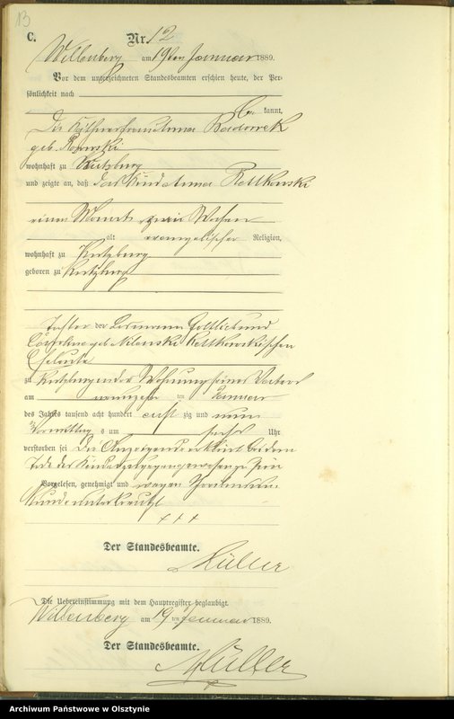 image.from.unit.number "Sterbe-Neben-Register Nr 1 - 174"