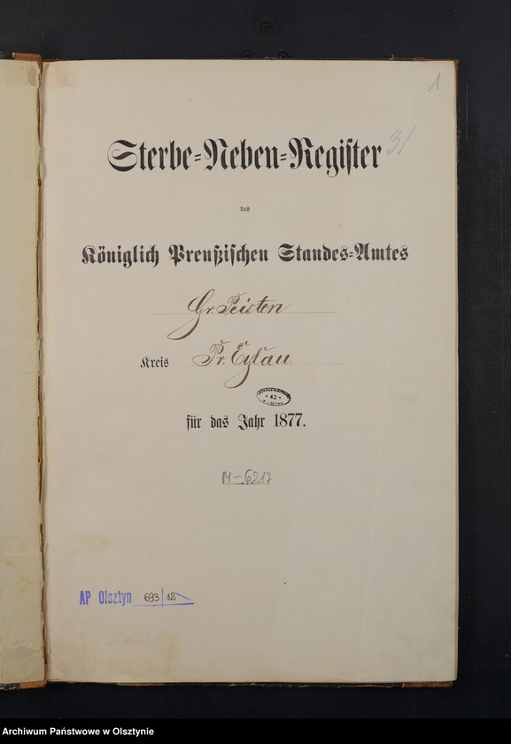 image.from.unit.number "Sterbe-Neben-Register Nr 1 - 101"