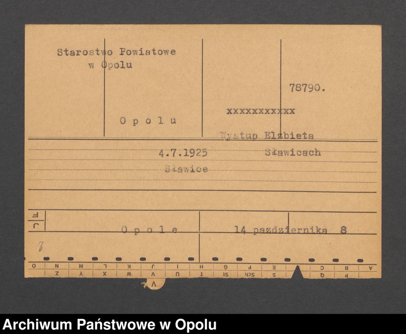 Obraz 4 z jednostki "[Lindner Franziska, ur. 29.01.1874 r. Zernik]"