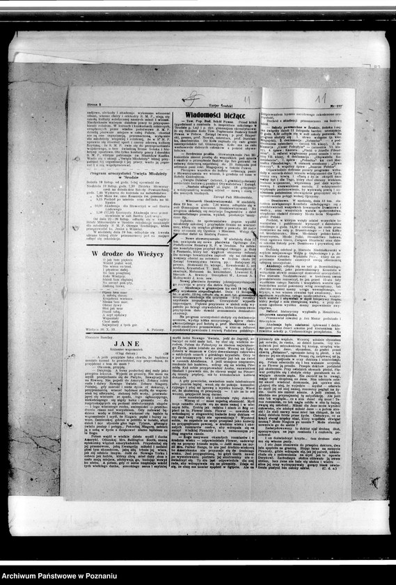 Obraz 15 z jednostki "Korespondencja Związku- Koło w Środzie dotycząca ewidencji członków, zaproszenia, komunikaty zawiadamiające o zebraniach, poświadczenia o przynależności. Karty przedstawionych do odznaczeń"