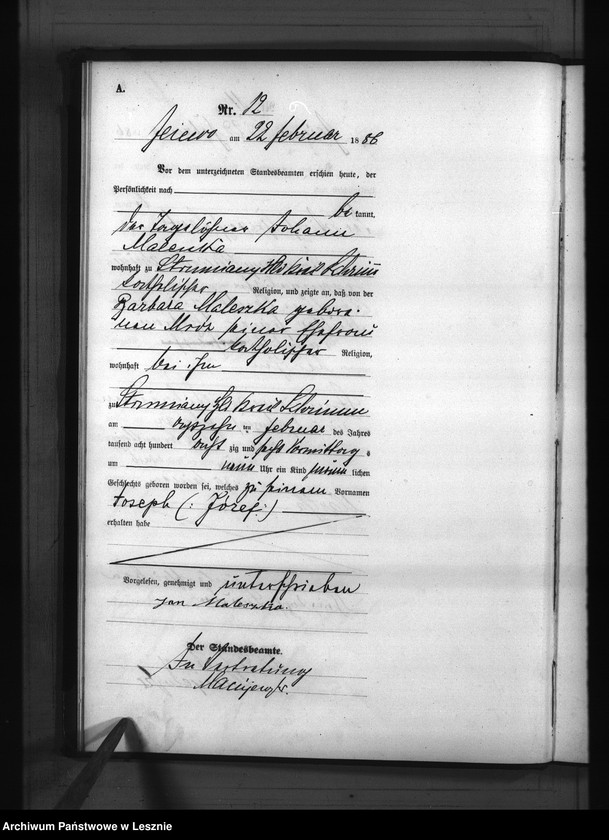 Obraz 15 z jednostki "[Księga urodzeń]"