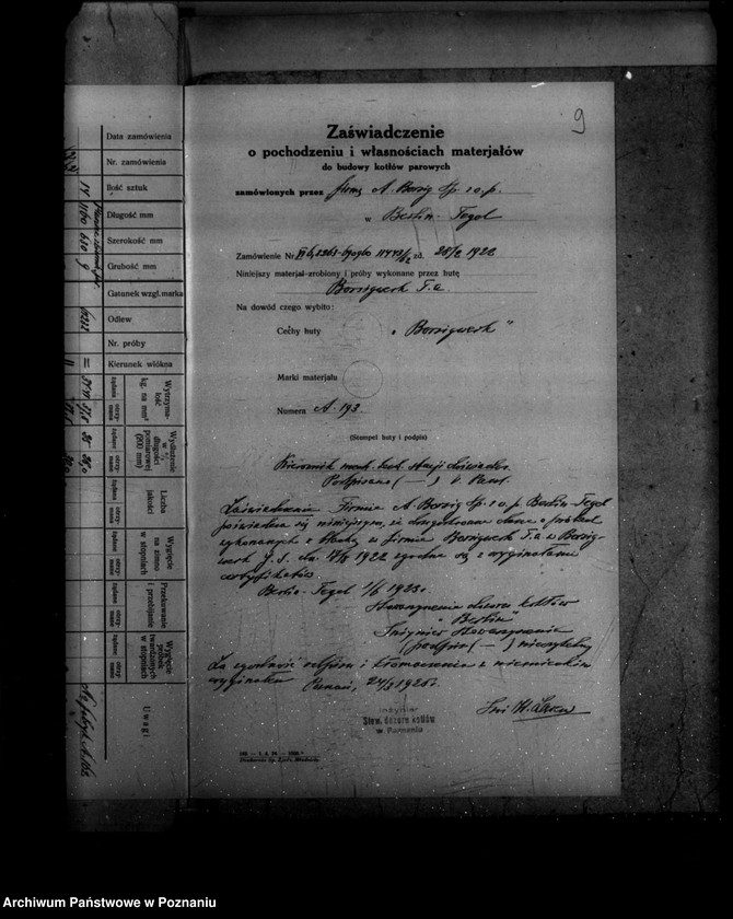 Obraz 13 z jednostki "Przedsiębiorstwo Obrzycko Firma S.J. Jewelowski Gdańsk, Eksploatacja lasów nr woj. kotła 5813"
