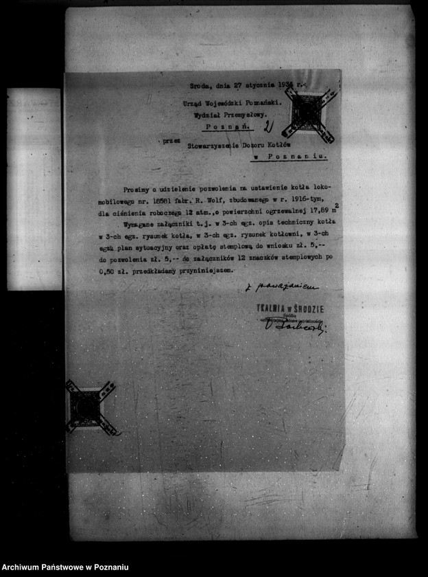 Obraz 6 z jednostki "Tkalnia Spółka z o. o. w Środzie nr woj. 3334"