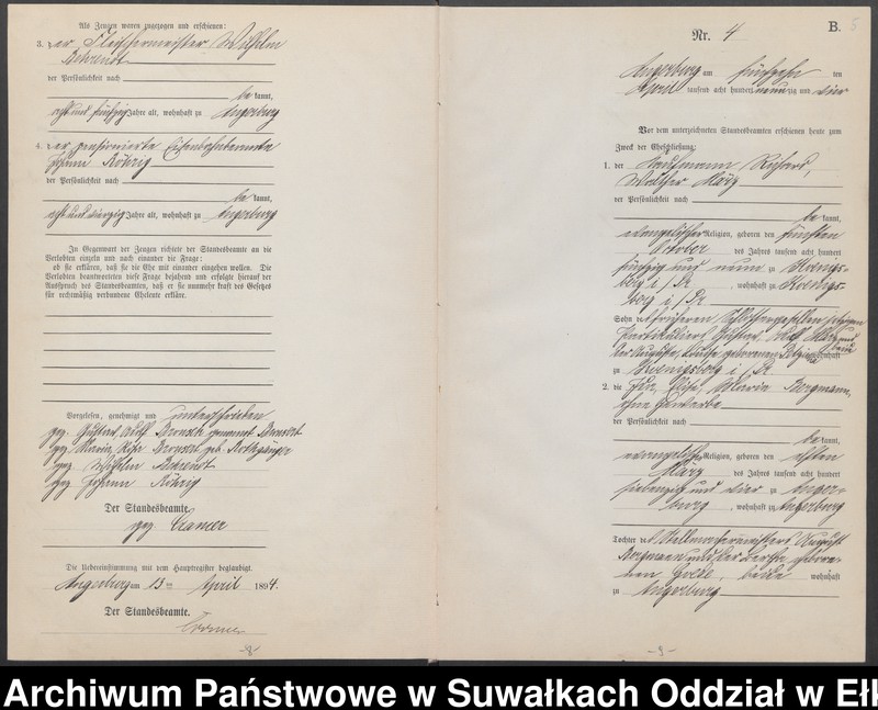 image.from.unit.number "Heiraths-Neben-Register des Preussischen Standes-Amtes Angerburg Kreis Angerburg"