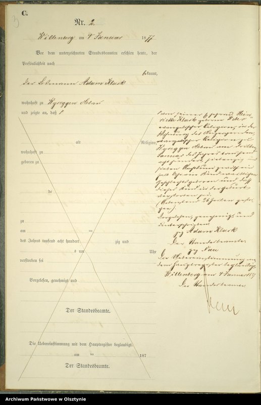 image.from.unit.number "Sterbe-Neben-Register Nr 1 - 156"
