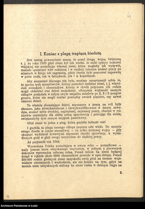 Obraz 5 z jednostki ""Życie Gospodarcze" (dwutygodnik - numer specjalny poświęcony gospodarstwu Ziem Odzyskanych), "Prawda o Ziemiach Zachodnich" -Mirosław Bezłuda"