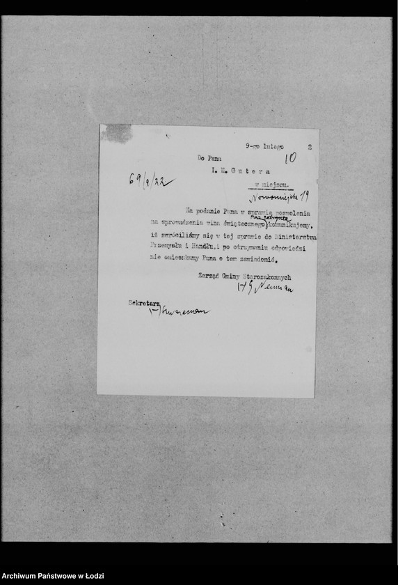 Obraz 14 z jednostki "Zaopatrzenie ludności żydowskiej w mąkę świąteczną"