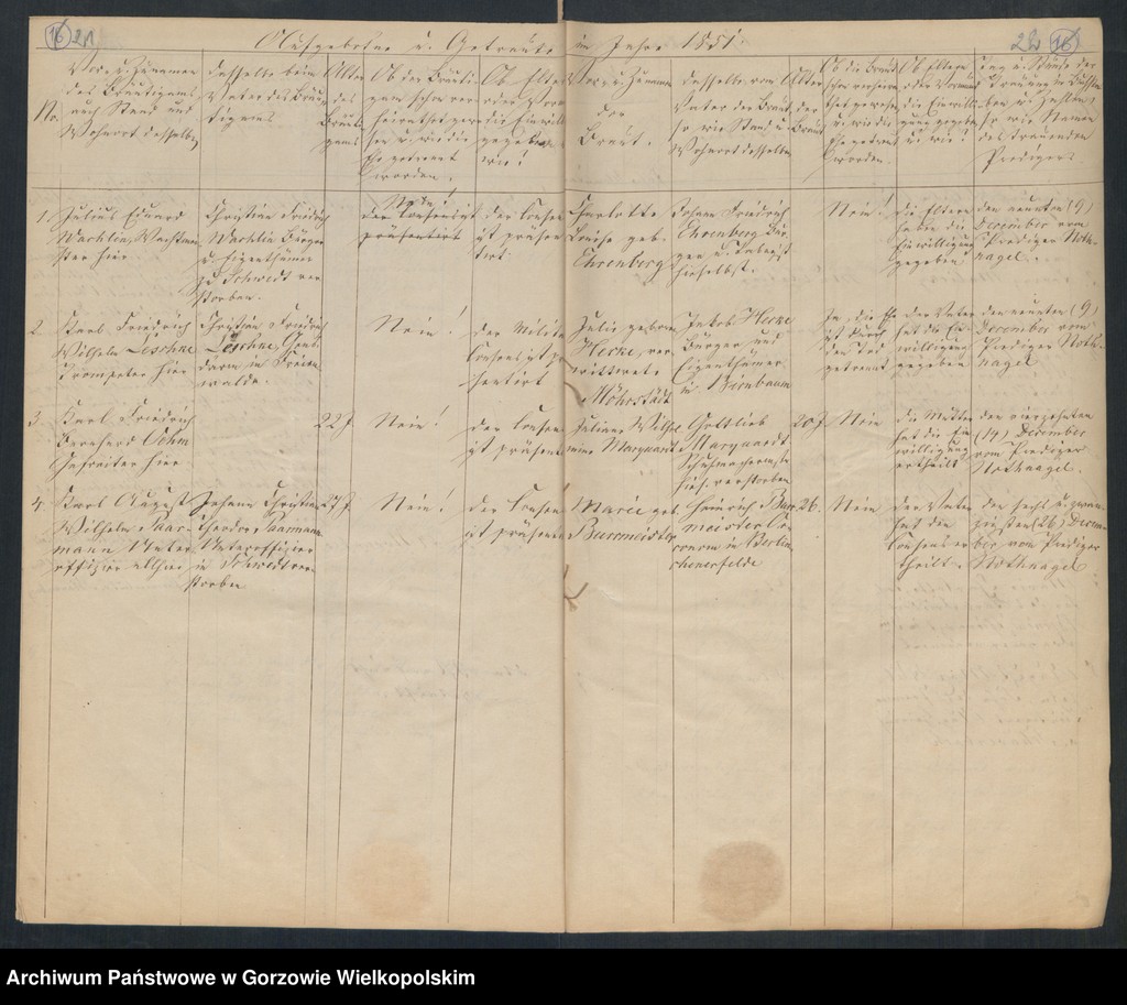 image.from.unit.number "Duplikate der Kirchenbücher Evangelisch-Reformierte Gemeinde, Zweiter Dragoner Regiment, Achtes Landwehr Regiment zu Landsberg an der Warthe"