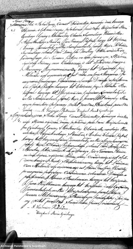 image.from.unit.number "Akta Urodzonych Gminy Mirosławskiey na Rok 1821- szy"