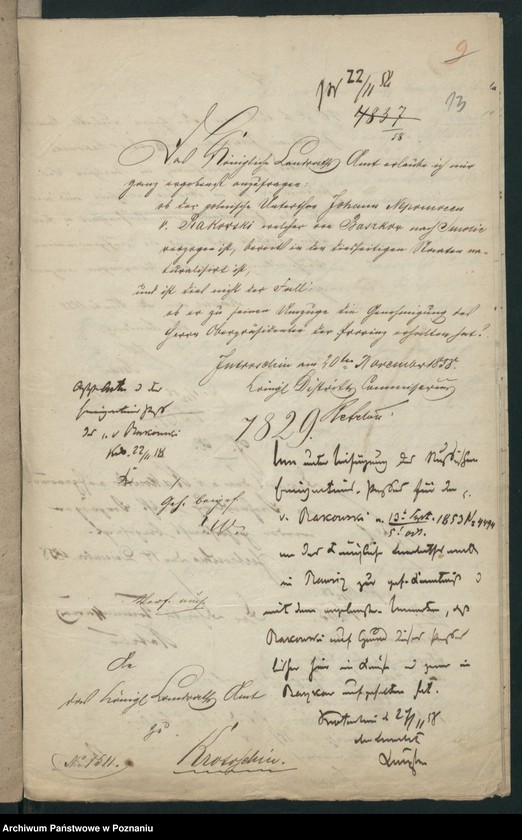 Obraz 17 z jednostki "A. betr. Nepomucen von Rakowski in Smolisz /auch Josef und Anton/"