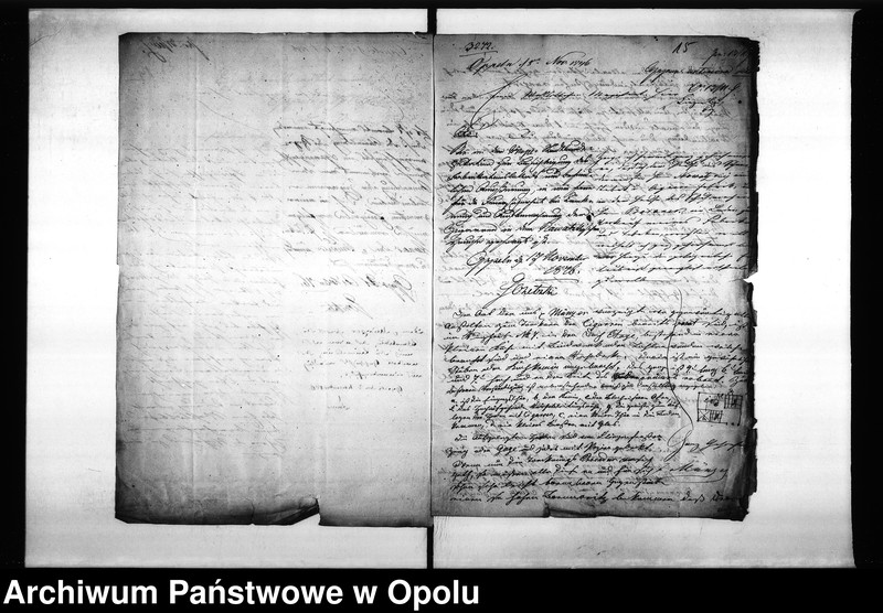 Obraz 15 z jednostki "Acta des Magistrats zu Oppeln betreffend: die vom Kaufmann Isaak Münzer angelegte Cigarren-Fabrik de Anno 1846"
