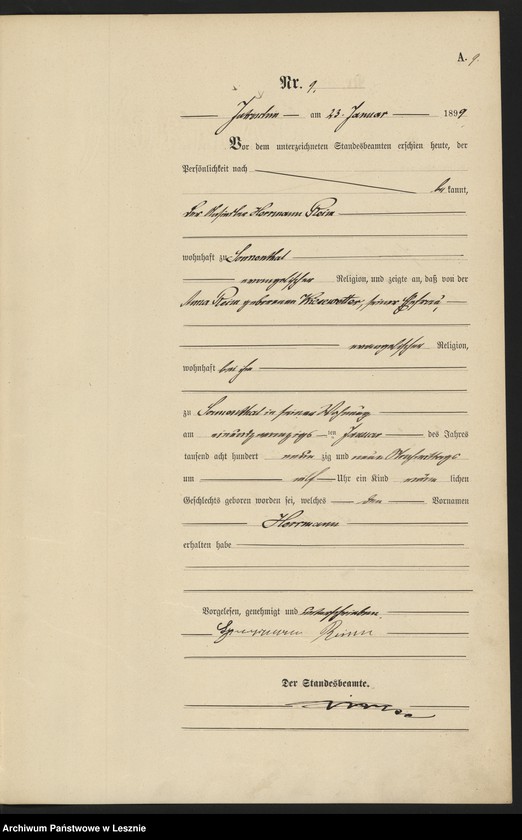 Obraz 12 z jednostki "[Księga urodzeń]"