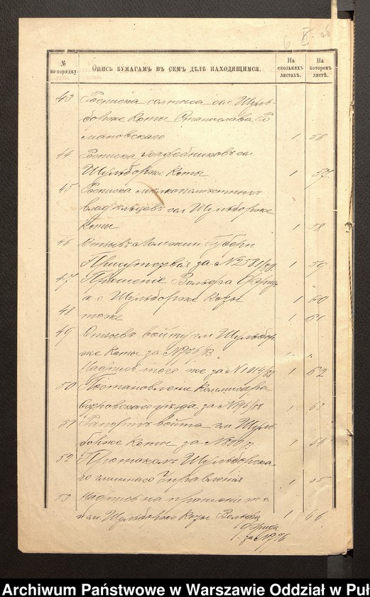 image.from.unit.number "O urządzaniu chłopów byłej rządowej wsi Szulborze-Koty, gm. Szulborze Koty wchodzącej w skład prywatnej własności Godlewo należące do ziemianina Osipowi Maławskiemu"