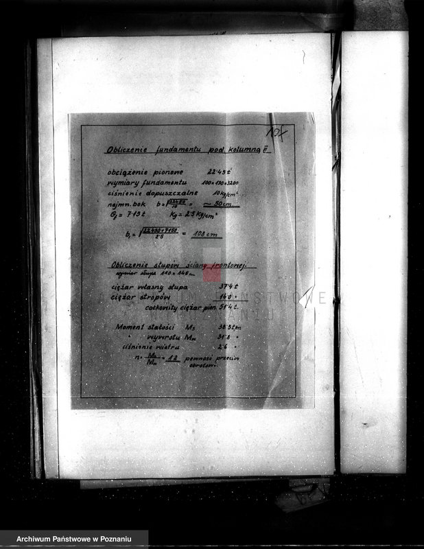 Obraz 20 z jednostki "Zatwierdzenie projektu urządzenia zakładu przemysłowego /cukrowni/ w Witaszycach pow. jarociński"