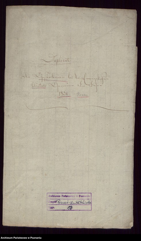 Obraz 2 z jednostki "Duplikat der Gestorbenen"