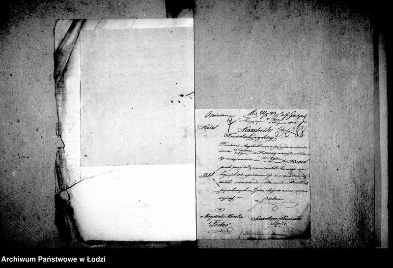Obraz 9 z jednostki "Akta tyczące się miscelanii archiwum magistratu miasta Łodzi"