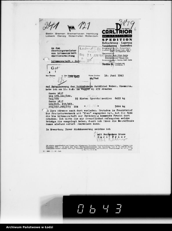 Obraz 10 z jednostki "Gottfried Weber, Chemnitz [zamówienia na sandały z drewna]"