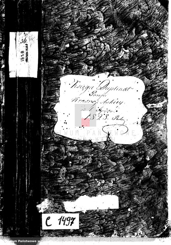 image.from.unit.number "Księga Duplikat Parafii Krasnopolskiey od 1 Stycznia 1828 Roku."
