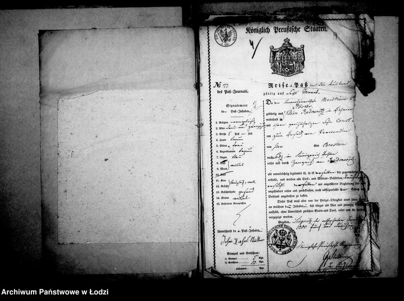 Obraz 12 z jednostki "Akta tyczące się świadectw przesiedleńczych"